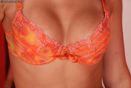 Стройная брюнетка с большими сиськами и сексуальным телом Dasi West снимает свое красивое белье