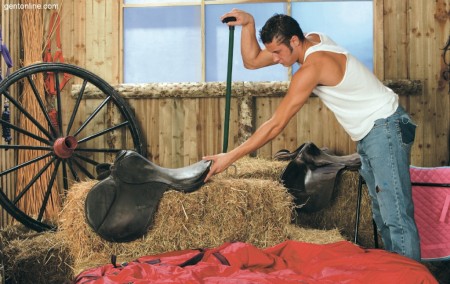 Темноволосая матрона Cathy Barry приняла стойкий член парня после того как показала свои большие буфера и жирные ягодички